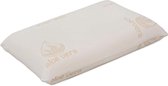 Generic | Foam Hoofdkussen van Polyester - 60 x 35 x 14 cm - Wasbaar - Wit