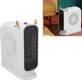 Elektrische kachel - Mini-radiator- Elektrische verwarming voor binnen - 500W - Heater - Stopcontact - Ventilatorkachel kleur wit