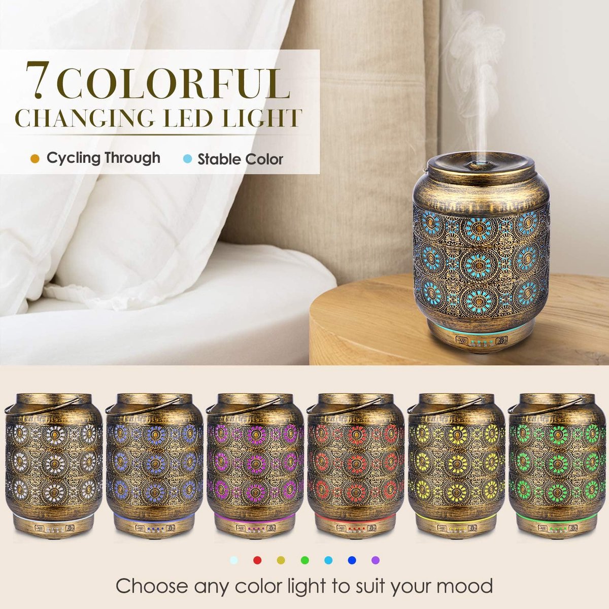 Goedkoopste Aroma Diffuser - luchtreiniger voor grote kamers | Relax accessoires – Aromaverspreider - Aromaverspreider