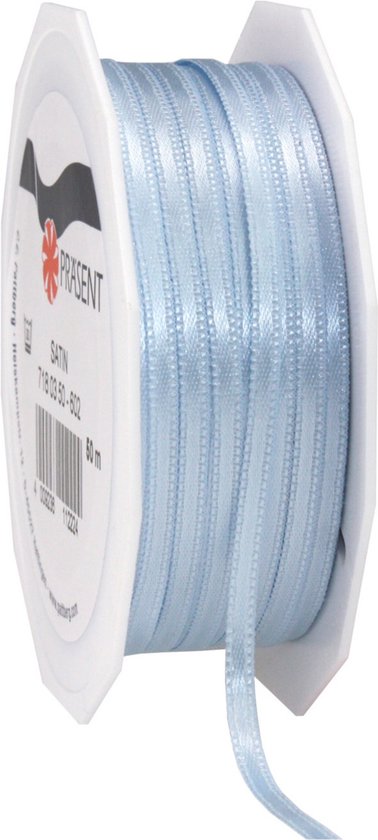 Pressent cadeaulint, polyester, donkerblauw, 50 m spoel 3 mm
