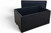 Thermische Catering Box 42 Liter - EPP Thermobox - Sterke Isomo doos - Isolatiedoos Zwart - Geïsoleerde Verzendverpakking