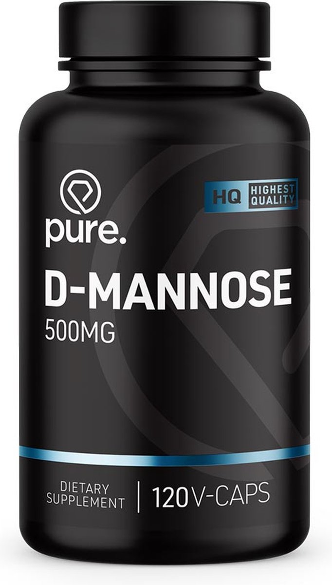 Goedkoopste Pure. D-Mannose - 120 vegan capsules - 500mg - supplement