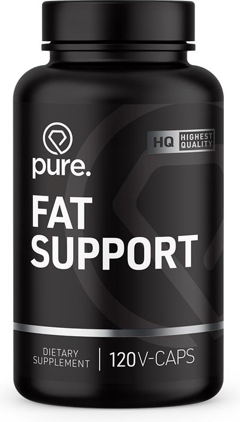 PURE Fat Support - Fatburner - 120 vegan capsules - vitamine B6, B12 - Groene Thee Extract