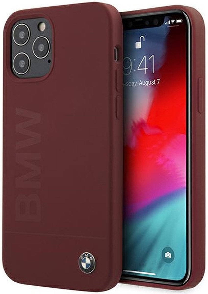 BMW back cover hoesje iPhone 12 / 12 Pro - Rood