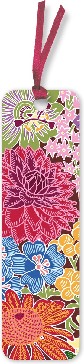 Flame Tree Bookmarks (Foiled)- Kate Heiss: Abundant Floral Bookmarks (pack of 10)