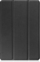 Hoes Geschikt voor Lenovo Tab M10 (3rd gen) Hoes Tri-fold Tablet Hoesje Case - Hoesje Geschikt voor Lenovo Tab M10 (3e gen) Hoesje Hardcover Bookcase - Zwart