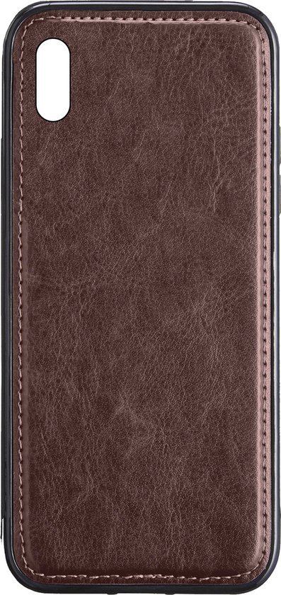 Étui à livre amovible 2 en 1 pour iPhone Xs Max - Étui portefeuille pour iPhone Xs Max avec porte-cartes - Marron