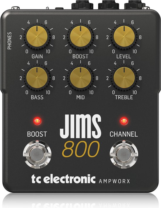 Foto: Tc electronic ampworx jims 800 preamp elektrische gitaarvoorversterker