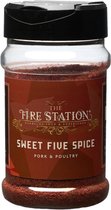 The Fire Station Sweet Five Spice Rub - China Five Spice - Voor Varken en Gevogelte - Chinese Vijfkruiden Rub - BBQ Kruiden - BBQ Rub - 190g
