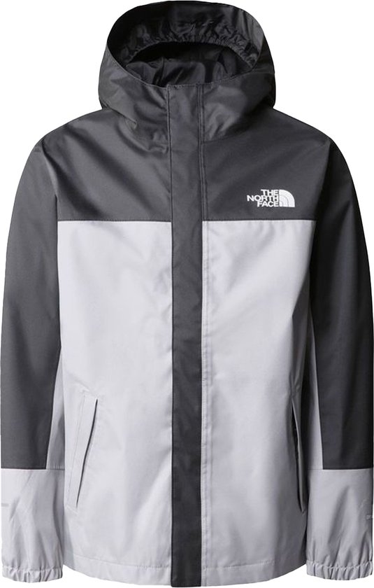 The north face antora rain jacket in de kleur grijs.