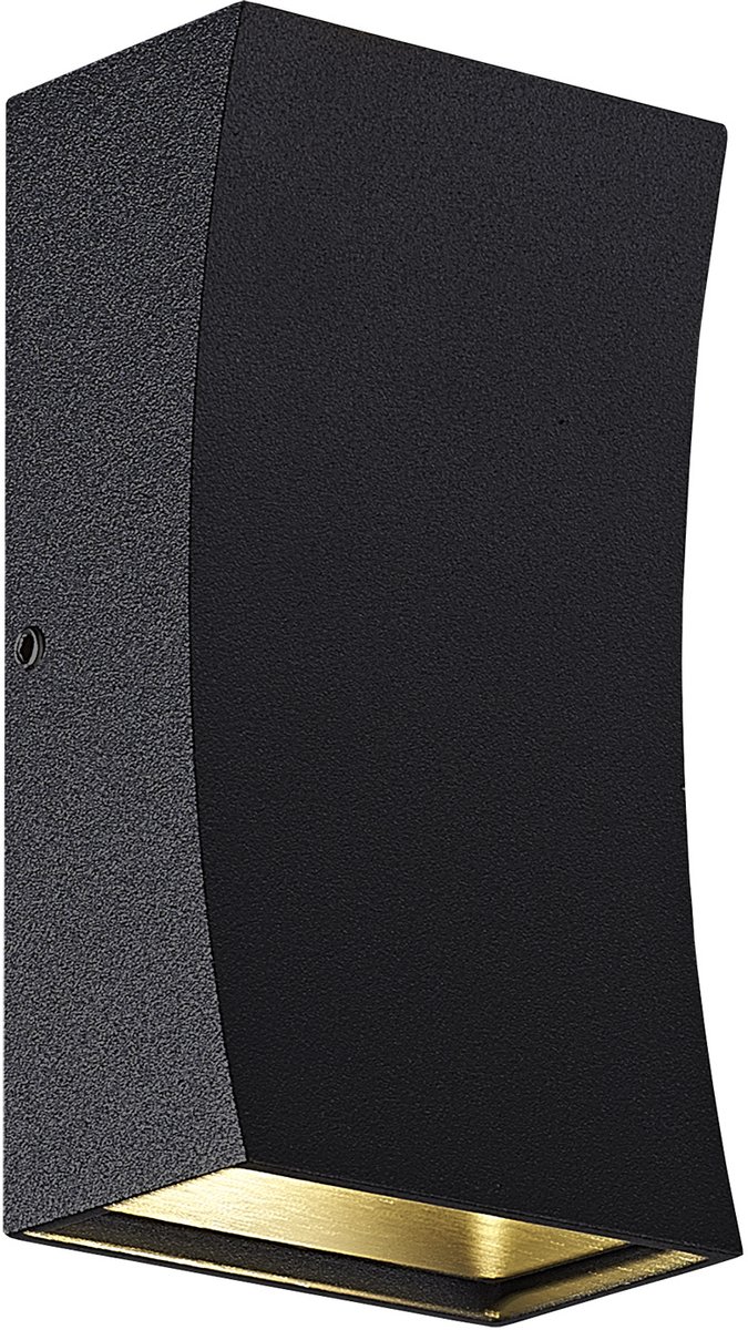 IPSO wl 120mm 5,7Watt COB LED 3000K IP65 zwart