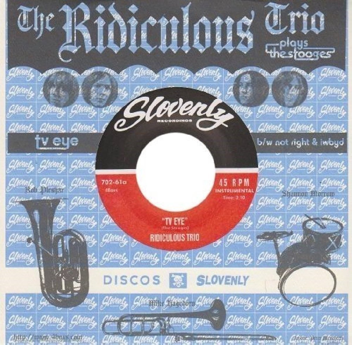 The Ridiculous Trio - TV Eye (7" Single)