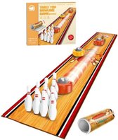 Lifetime Jeux Jeu de table de bowling Shuffle - Set complet de quilles - 90 x 20 x 3 cm