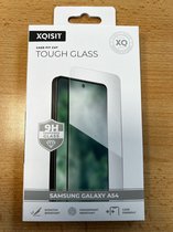 XQISIT Tough Glass CF - transparant - voor Samsung Galaxy A54