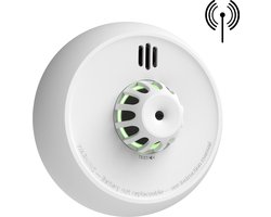 X-Sense XH01-W Draadloos koppelbare hittemelder - 10 jaar batterij - Keukenmelder - Voldoet aan Europese norm - Brandalarm - Warmtemelder