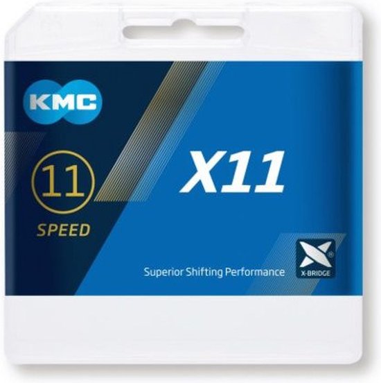 KMC - X11R Ketting Grijs 118L