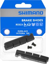 Shimano Remblokrubbers R55c4 V-brake/cantilever Zwart 2 Stuks
