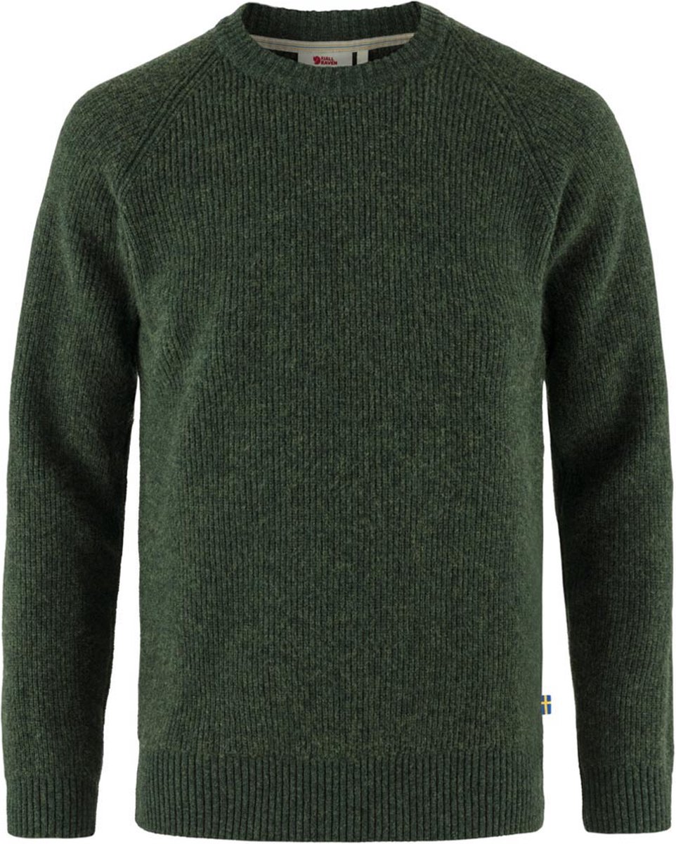 Ovik Rib Sweater M Groen