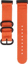 Bracelet en nylon - adapté à Fitbit Versa 4 / Sense 2 - orange