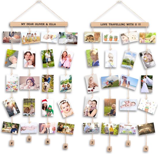 MISSELF Auto Dashboard Vent Foto houder, Clip On Magnetische Picture Frame Horizontale of Verticale Plaatsing Clear Acryl Fit portemonnee grootte 3.5 x 2.3 inch