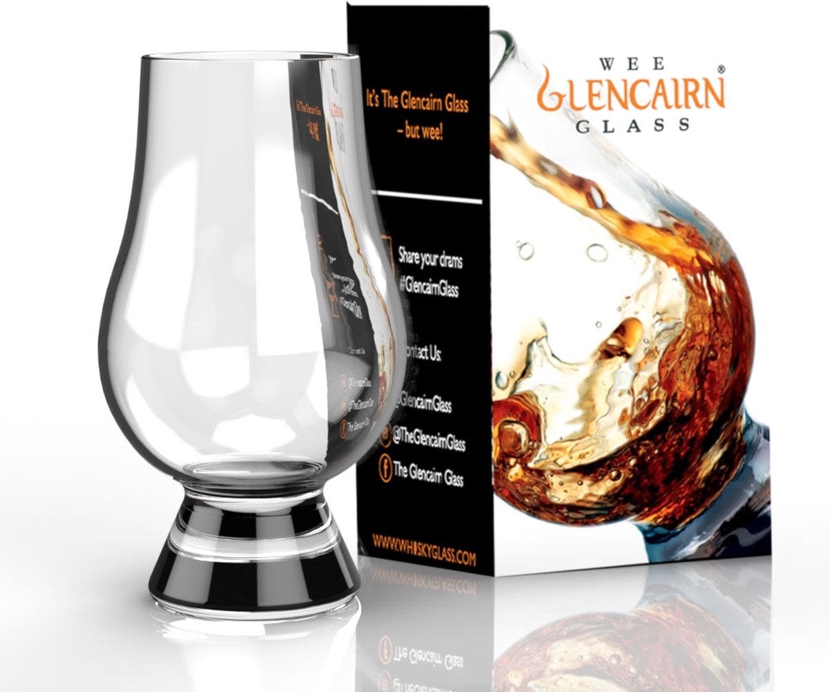 Glencairn WEE (Proefglas) Whiskyglas - Kristal loodvrij - Made in Scotland