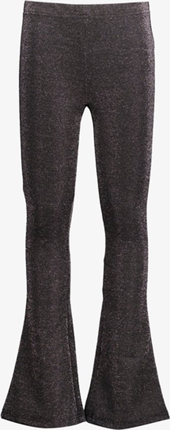 TwoDay meisjes flared broek zwart met glitters - Maat 158/164
