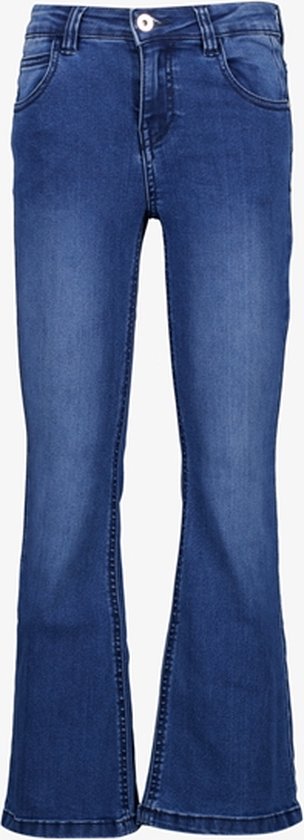 TwoDay meisjes flared jeans - Blauw - Maat 134