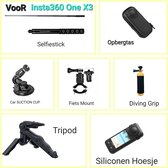 Accessoireset voor Insta360 One X3 - Insta360 - Accessoires kit voor Insta360 - Accessoires bundel for Insta360 One X3 - Invisible Selfie Stick insta 360 - Insta360 Camera Accessoires
