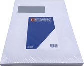 DULA EA4 Enveloppen - Akte envelop - Venster links - 220 x 312 mm - 25 stuks - Wit - zelfklevend met plakstrip - 120 gram