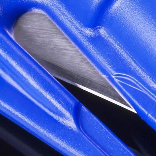 resqme autobeveiligingssleutelhanger, raambreker en veiligheidsgordelsnijder, noodhamer, gemaakt in de VS, Groenblauw