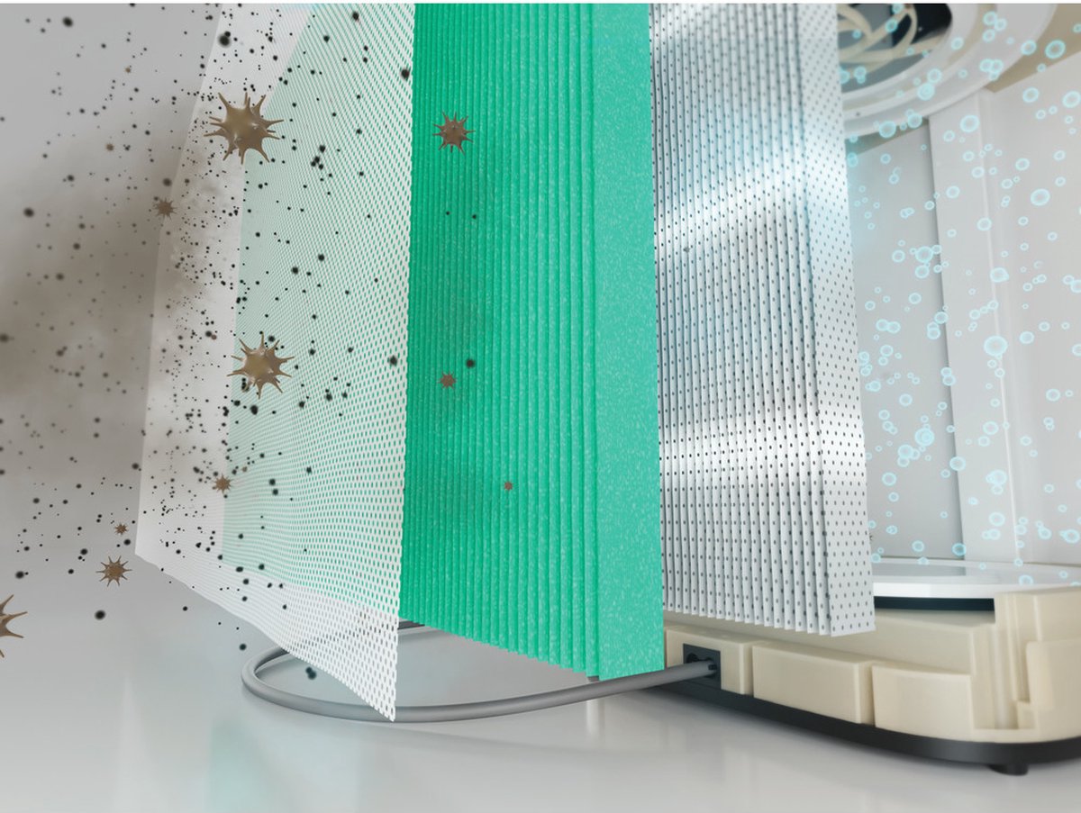 Whirlpool | AP330W | Luchtreiniger/Air Purifier | CADR 300 m³/u | Hepa Filter | Wit – foto 8