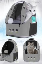 The Ufo spacecapsule by Worldstar Products - 25x33x42cm - Huisdieren accessoires, benodigdheden - draagtassen - Transparant - katten - honden