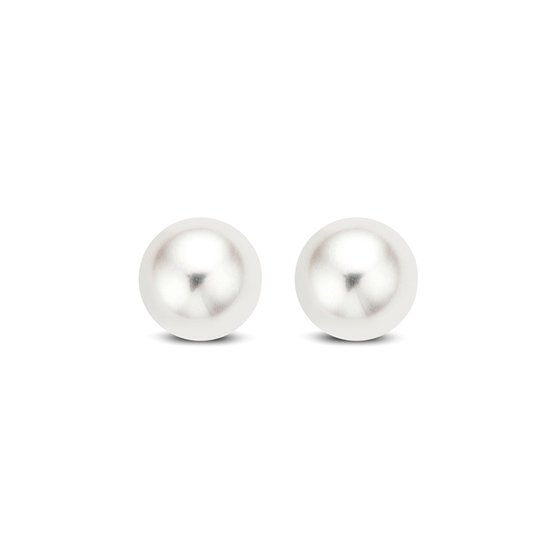 Silventi 9NBSAM-G230098 Clips d'oreilles en perles d'or - 3 mm - 14 carats - Boucles d'oreilles - Or