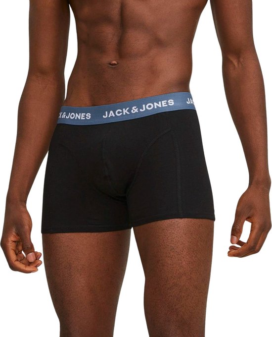 JACK&JONES JACSOLID TRUNKS 5 PACK ON Caleçons Homme - Taille XXL