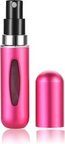 CMJ - Parfum verstuiver - Roze - 5ml - Lipstickformaat - Navulbaar - Handig voor onderweg - Luxe