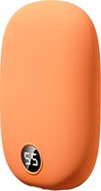Elektrische Handwarmer-Draagbare handwarmer (Maat L)-6000mAh batterijcapaciteit-2in1 Handwarmer met Powerbank- - USB Oplaadbare Herbruikbare Handenwarmer-voor de winter(Oranje)