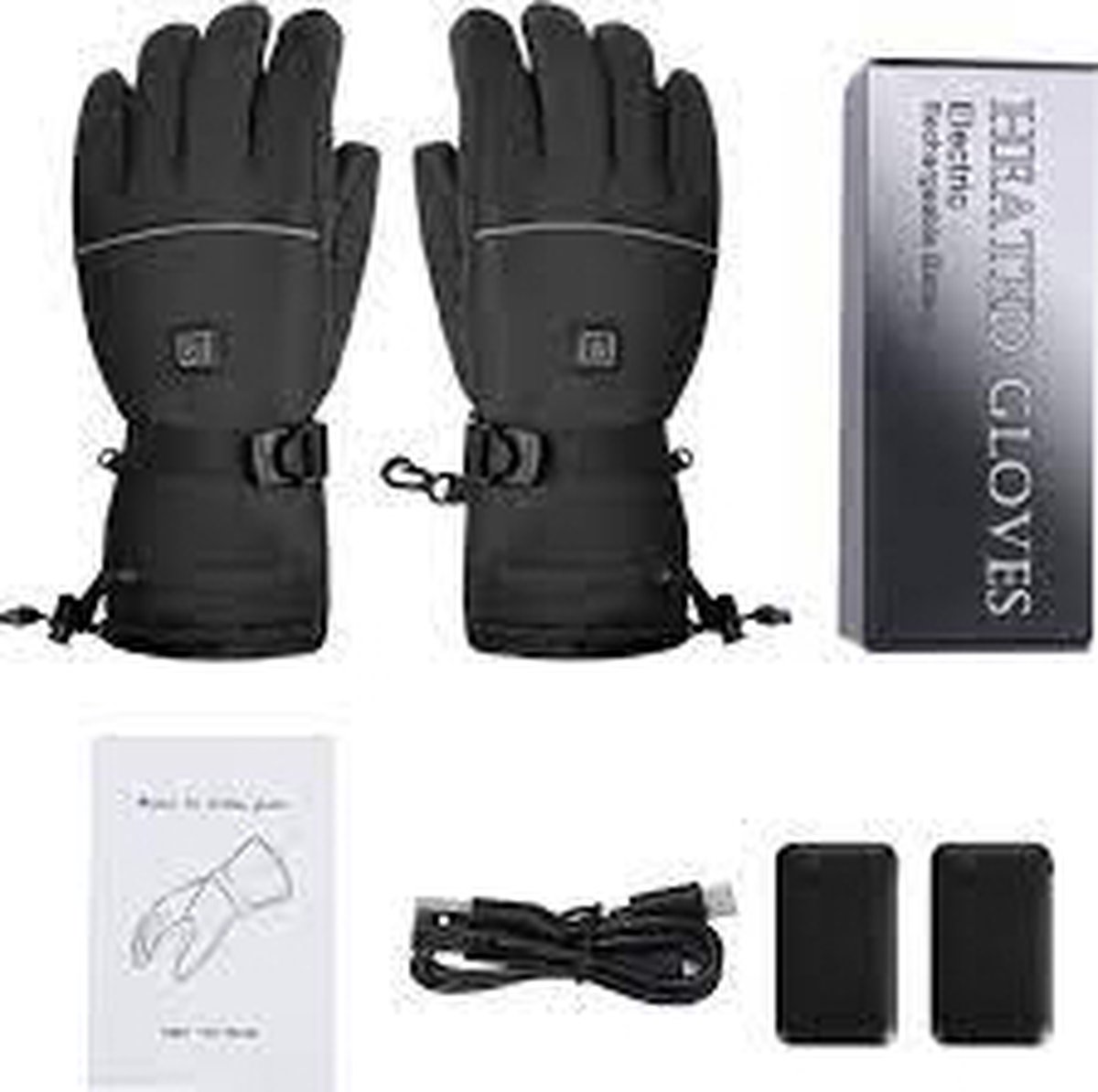 PIXMY® - Gants Chauffants - POLY-7.4v Taille M/L - 2 Batteries  Rechargeables 7.4v