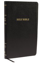 KJV, Thinline Reference Bible, Bonded Leather, Black, Red Letter Edition, Comfort Print