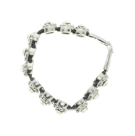 Behave Armband met steentjes bol