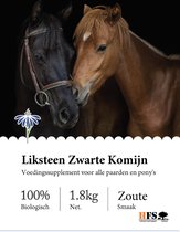 Liksteen Zwarte Komijnzaad voor Paarden en Pony's - Natuurlijke Gezondheidsondersteuning - 1,8 kg - Liksteen is ideaal als dagelijks supplement bij grofvoer