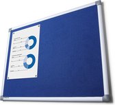 Scritto® Prikbord Vilt 90 X 120 cm Blauw - FBN90X120BLUE