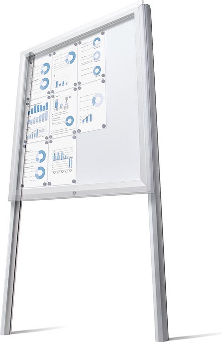 Palen voor Vergrendelbaar Notitiebord Outdoor - Grondinvoer - Syna SCPOST - Horeca & Professioneel