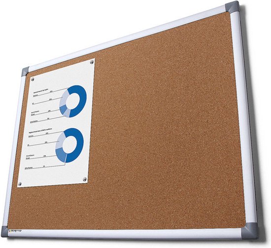 Tableau Bulletin Mural - Dimensions 120 X 90 Cm (90 X 120 Cm), Pour Bureau, Salon, Organisation