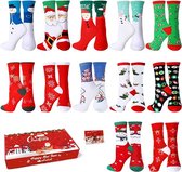 Chaussettes de Noël chaussettes câlines moelleuses motif de Noël amusant chaussettes de Noël chaussettes de Noël chaussettes en coton chaussettes calendrier chaussettes de lit chaudes d'hiver