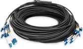 Câble breakout 12 fibres, SM G.657.A1 LC/UPC – LC/UPC, universel, couleur noir, 100 m