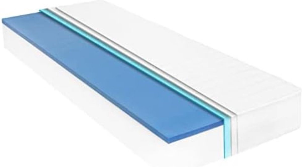 Schuimmatras - 120 x 200 x 18 cm - Wit - 13,73kg