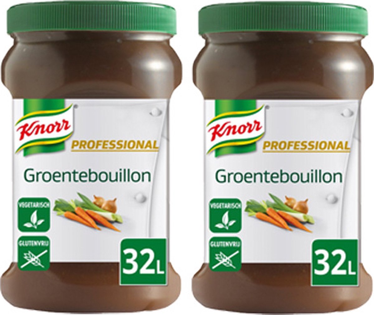 Knorr Professional Groentebouillon Gelei (voor 32ltr) 2x 800g bol