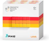 Pixio Magnetic Blocks | Abstract Series | Pixio-Lava | 3 kleuren | 60 blokken