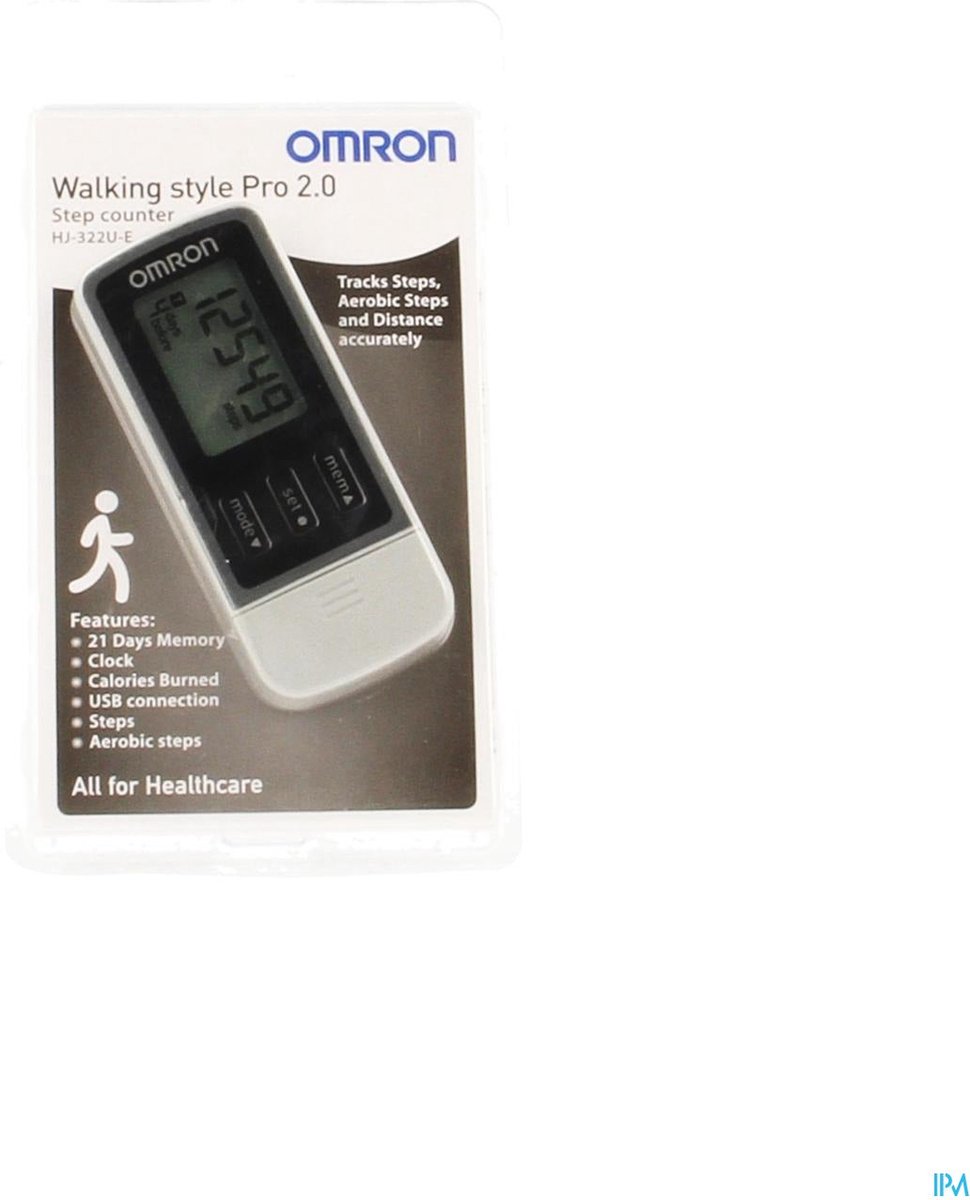 Omron Walking Style Pro 2.0 Activity Monitor - Tracks Steps, Distance, Aerobic Mode, USB Sync (Black)