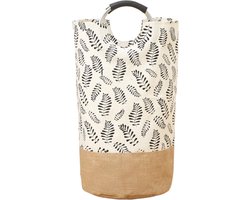 Bera L. Wasmand - Opvouwbaar - Inklapbaar - 31x59 cm - Met IJzeren Pijpenrek - Stevig - Ruimtebesparend - Crème